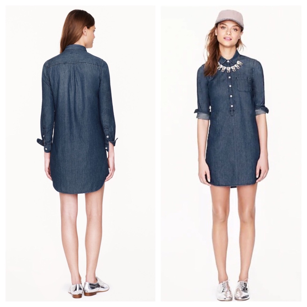 J. Crew Keeper Chambray Shirt Dress, size 6
